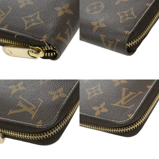 Louis Vuitton Monogram Zippy Long Wallet – Brown Leather Zip Around | M60017