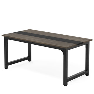 Simple Conference Table, Rectangular Meeting Table Computer Desk
