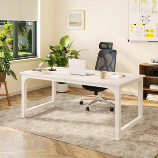 Simple Conference Table, Rectangular Meeting Table Computer Desk