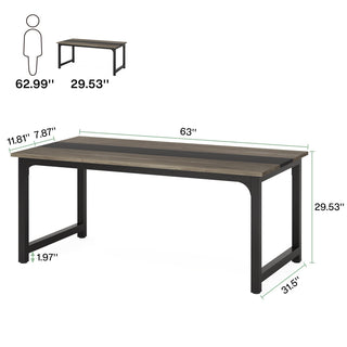 Simple Conference Table, Rectangular Meeting Table Computer Desk