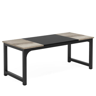 Simple Conference Table, Rectangular Meeting Table Computer Desk